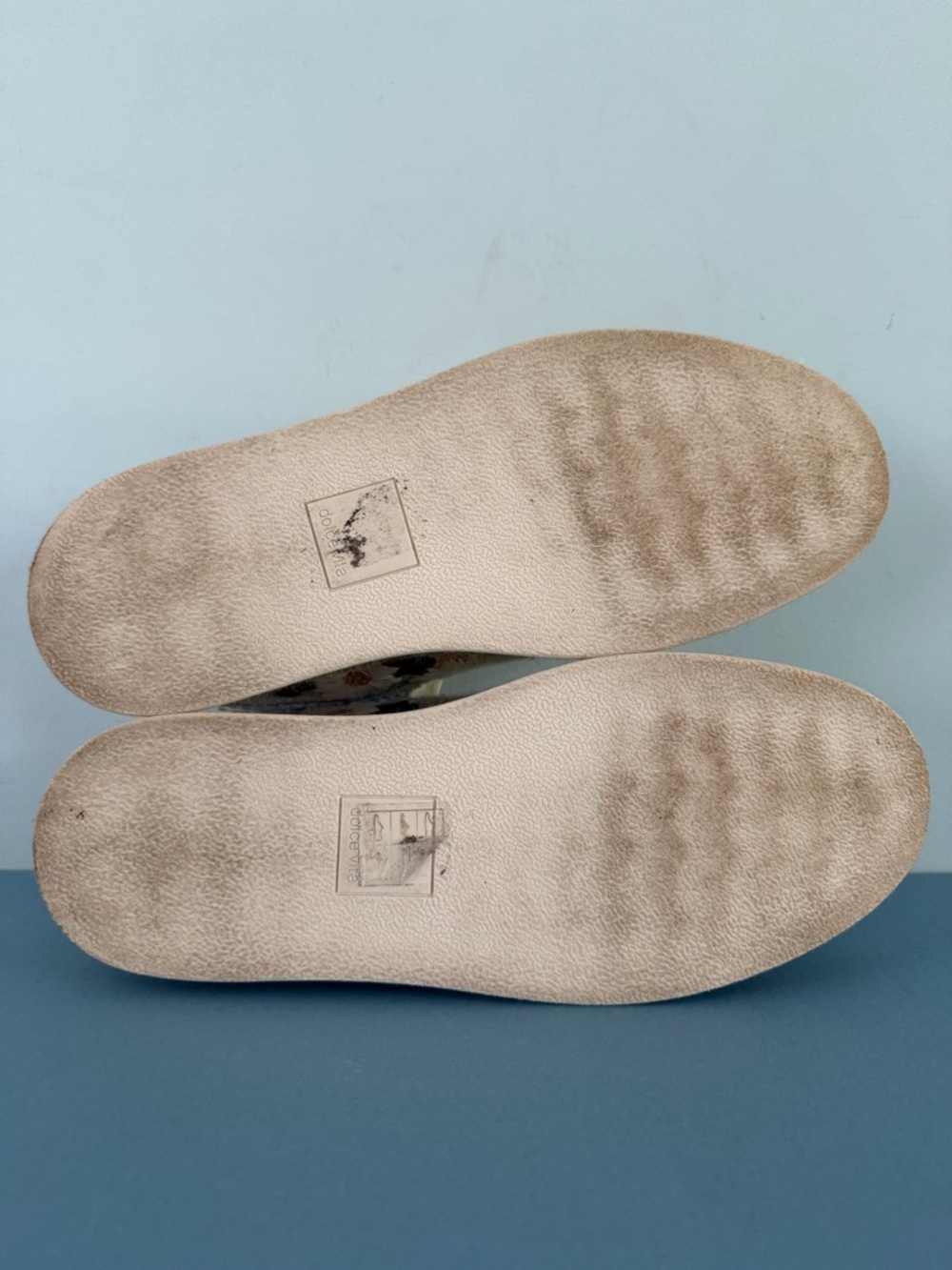 Dolce Vita Azalia Oxford White Daisy Floral Raffia Espadrille Platform Sneakers - Picture 8 of 9